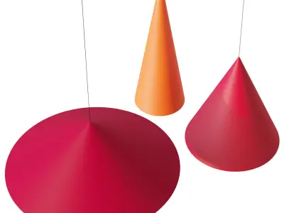 w151 Extra large pendant 3D model