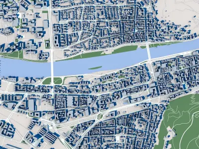 Heidelberg City Germany 3D model