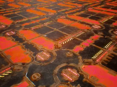 PBR Sci-Fi Spaceship Texture 30 Low-poly 3D model