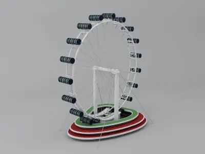 Flyer Singapore  3D model