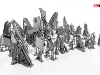 Medusa Cannon - Heavy artillery of the Imperial Force 3D print model