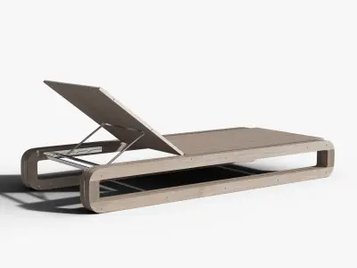 Continuous Line Chaise by Sutherland  3D model