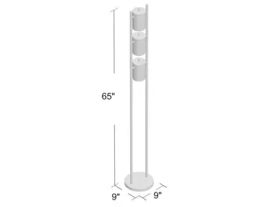Bromsgrove Column Floor Lamp 3D model