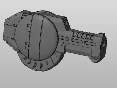 CHIBI-TECH SD - SARV-V GUNPOD       3D print model
