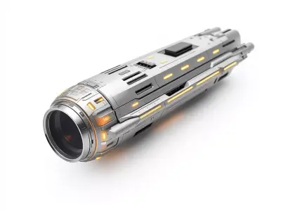 Futuristic SciFi Device model pack Low-poly 3D model purchase