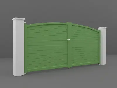 Outdoor Gate  3D model