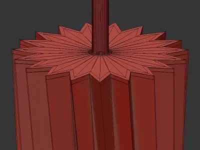 SOUND two pendant lights with shade 3D model
