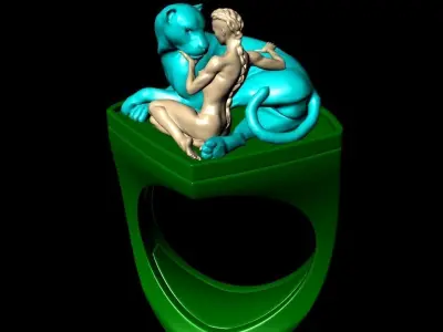 LION TAPERER PRINCESS 3D print model
