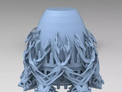 Tower of the serpent 2  3D model purchase