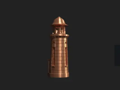 Mangalia Old Lighthouse 3D print model