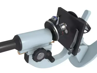 Microscope 3D model