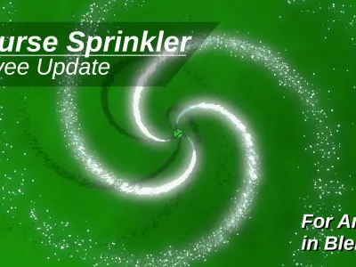 For Anime in Blender - Course Sprinkler 3D model