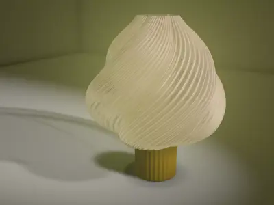 modern Lamp shade 3d print Free 3D print model