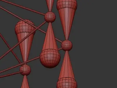 Caracas chandelier 3D model