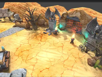 Casual RPG Environment 07 Low-poly 3D model