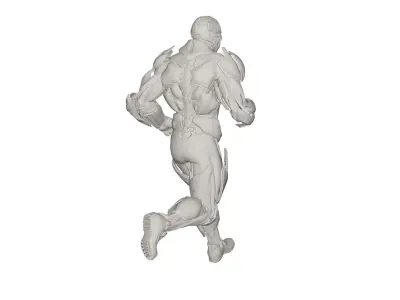 Superhero concept 3D model purchase