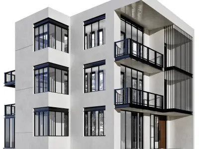 RESIDENTIAL BUILDING NO48 A 3D model