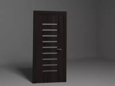 Door wood 3D model purchase