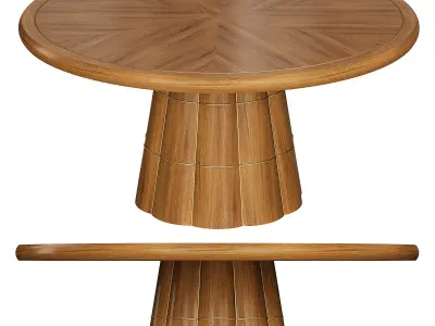 PETAL DINING TABLE by baker 3D model