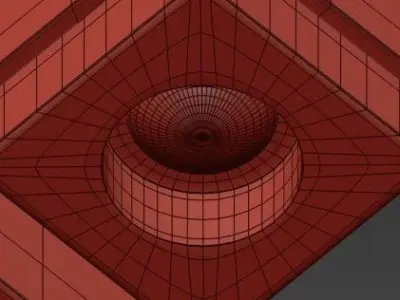 Tech Lighting Voto Square Wall Light LED 3D model purchase