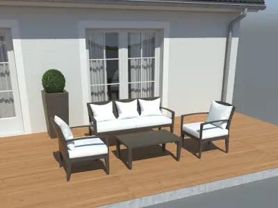 Generic Holiday Villa 008 3D model