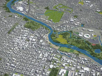 Eugene  Low-poly 3D model