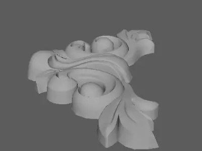 Decor for furniture 3D model 29
