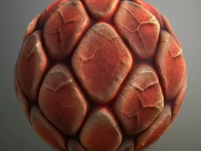 Material Skin Alien 18 Seamless PBR Texture Texture