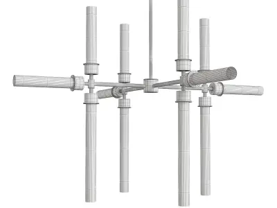 LINGER CHANDELIER Low-poly 3D model