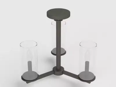 Myrie Light Semi Flush Mount  Free 3D model