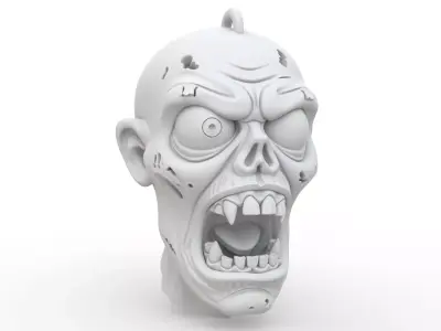 Zombie Keychain 3D Print Model 3D print model