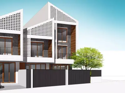 TOWNHOUSE SKP ver2020 3D model