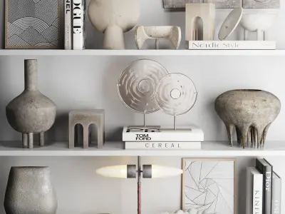 Collection Decorative Sets  More Than 200 New Objects  9Models 3D Model Pack