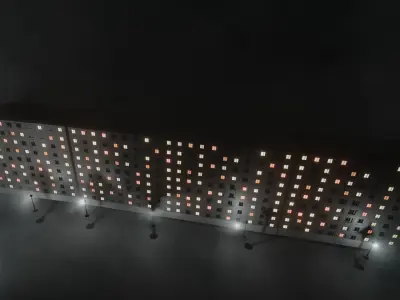 Panelka1Russian house 3D model