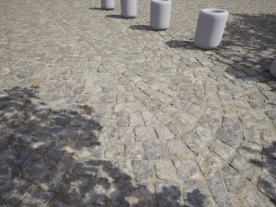 Set Cobblestone 01- 8 Tileable  PBR Textures 4K Photogrammetry  Texture