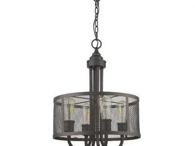 Holbeach Light Dimmable Chandelier 3D model