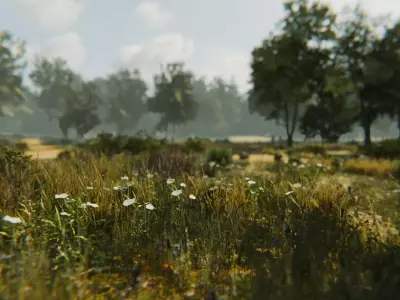 Realistic GAME-READY huge Forest pack Low-poly 3D model