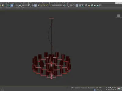 ARTU CHANDELIER Low-poly 3D model