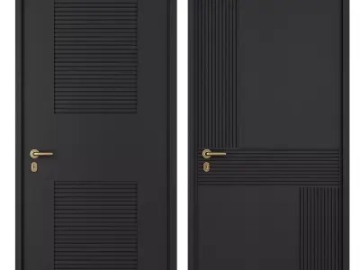 Entrance door set171 3D model