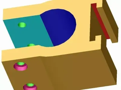 holder for OMNI 5 CatEye Front Led Head Light Headlight Lamp Free 3D print model