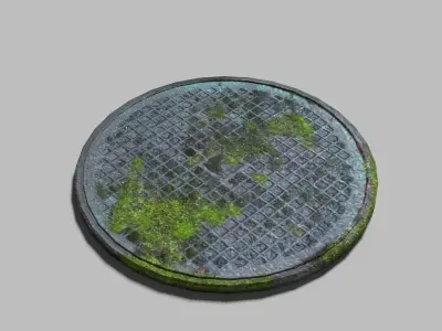 Sewer hatch Free 3D model