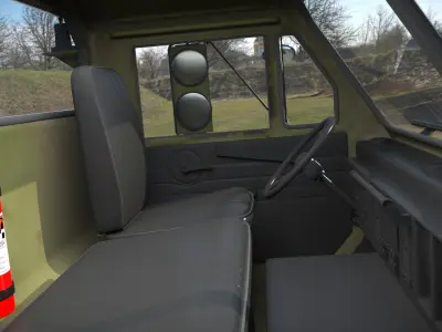  Oshkosh HEMTT M985 Military Tractor with Spare Tire Camo 