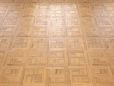 Parquet - Laminate - Wooden floor 2 in 1 Low-poly 3D model 20