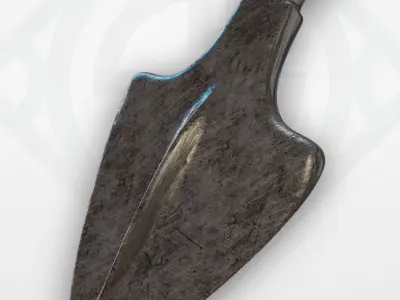 Viking Pendant  Blade with knot 3D print model