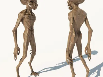 Alien Creature 2 Low-poly 3D model