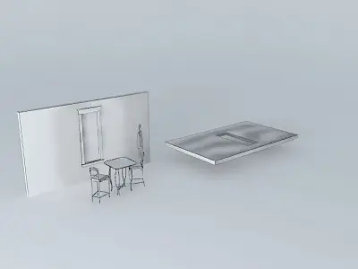 Window cuts into 6 wall by dirvin Free 3D model