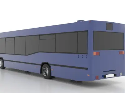 Jelcz M122MB Low Low-poly 3D model