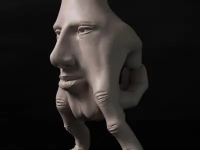artistic sculpture 3D print model