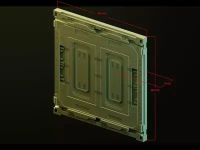 Sci-Fi Wall Panels- Printable Miniature Set 3D print model  3D print model