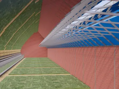 Agricultural Greenhouse Tent Frame -B2 3D model